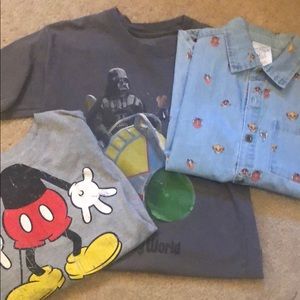 Boys Disney T-Shirt Bundle